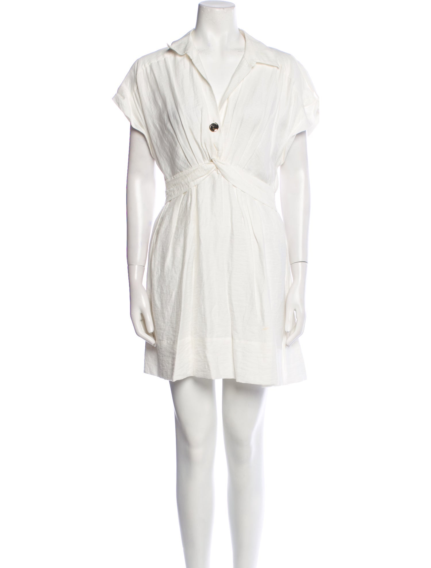 Sandro V-Neck Mini Dress