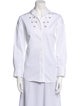 Sandro Long Sleeve Button-Up Top