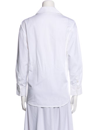Sandro Long Sleeve Button-Up Top
