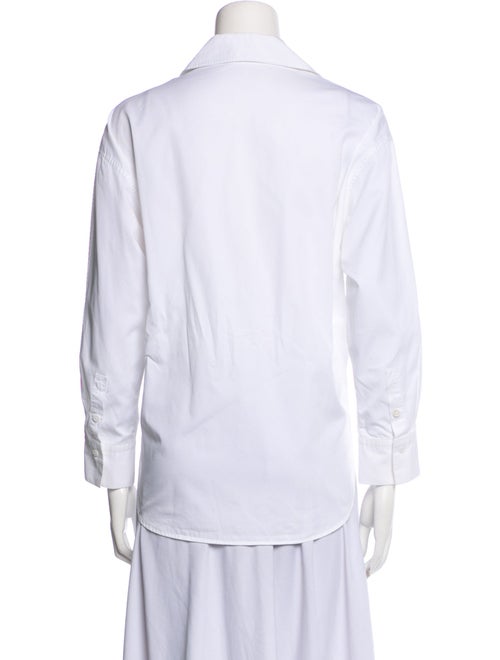Sandro Long Sleeve Button-Up Top
