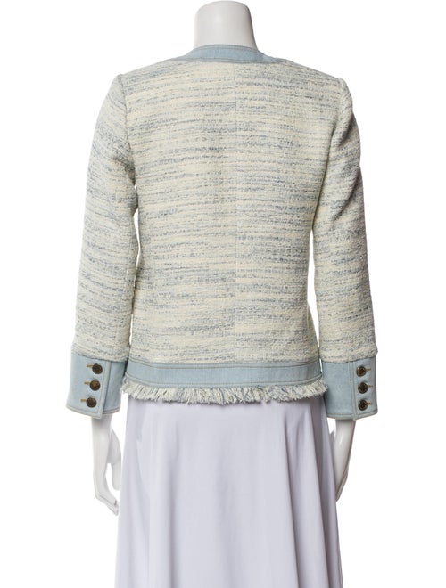 Sandro Tweed Tweed Pattern Evening Jacket