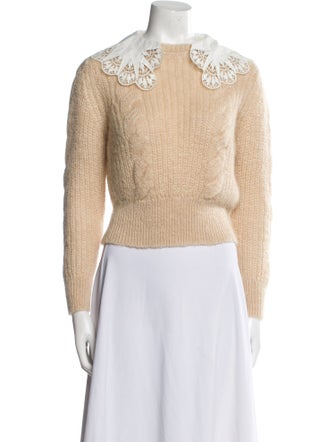 Sandro Wool Bateau Neckline Sweater