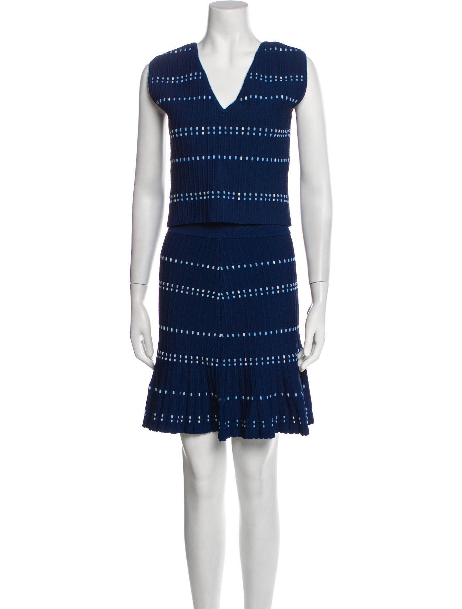 Sandro Striped Skirt Set