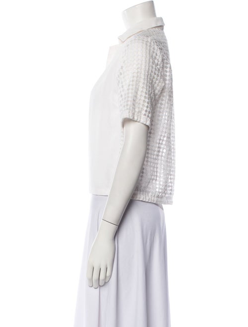 Sandro V-Neck Short Sleeve Polo