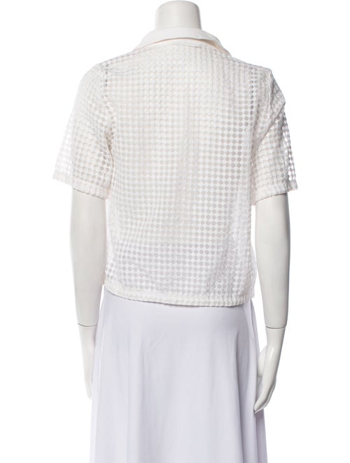 Sandro V-Neck Short Sleeve Polo