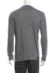 Sandro Linen Crew Neck Henley