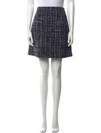 Sandro Plaid Print Mini Skirt