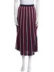Sandro Striped Midi Length Skirt