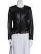 Sandro Leather Biker Jacket