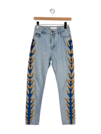 Sandro High-Rise Skinny Leg Jeans