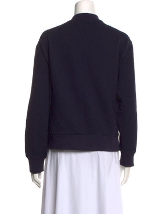 Sandro Crew Neck Long Sleeve Sweatshirt