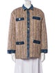 Sandro Tweed Pattern Jacket