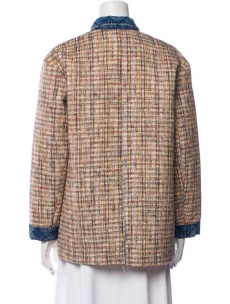 Sandro Tweed Pattern Jacket
