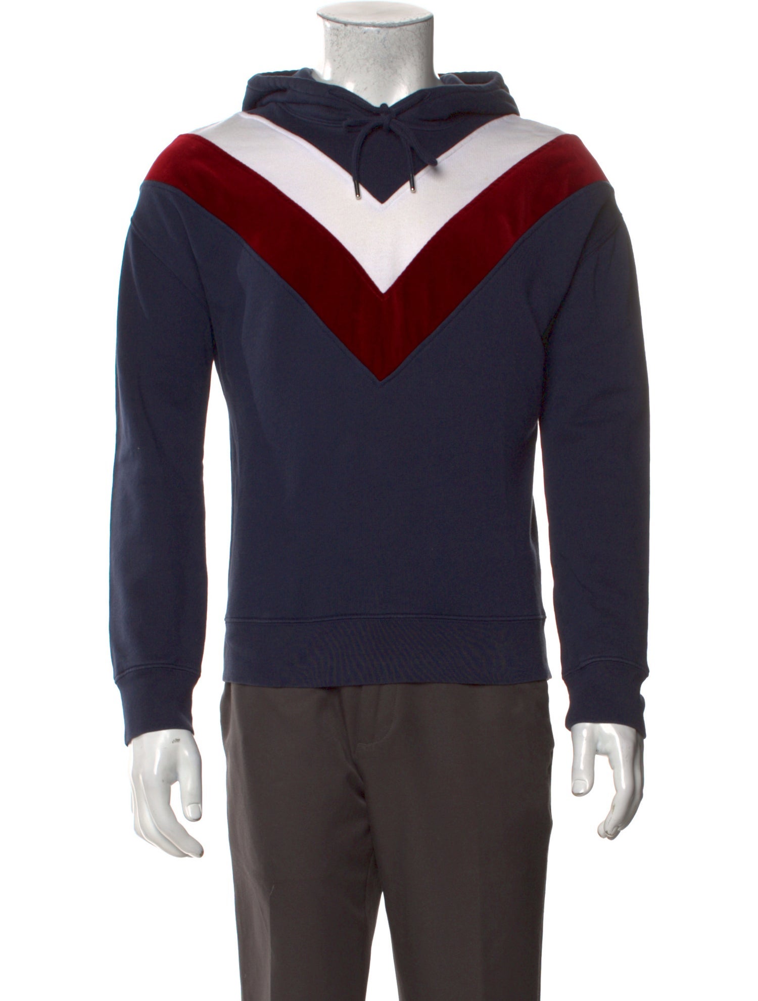 Sandro Colorblock Pattern Mock Neck Pullover