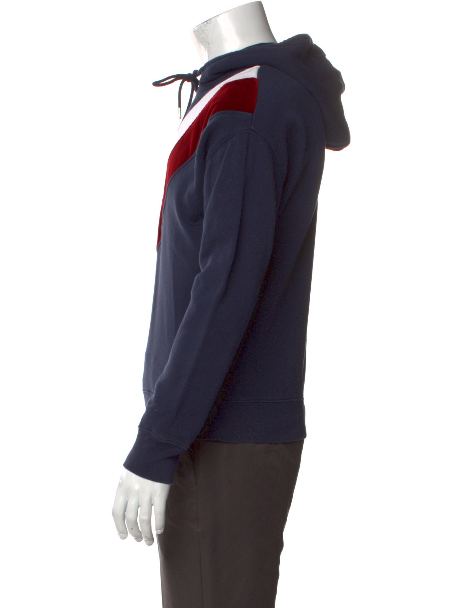 Sandro Colorblock Pattern Mock Neck Pullover