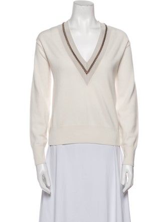 Sandro Wool V-Neck Sweater