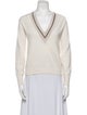 Sandro Wool V-Neck Sweater