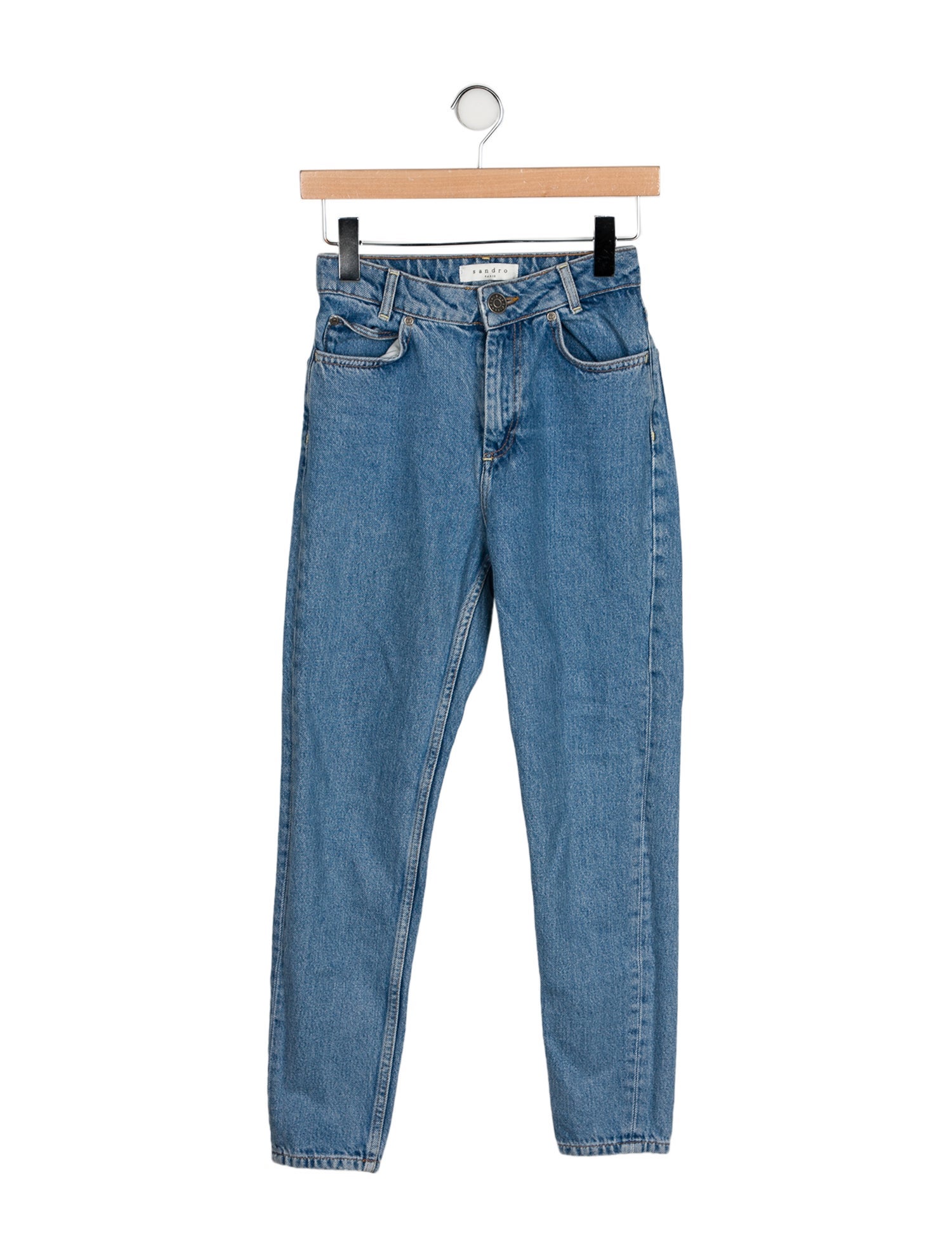 Sandro High-Rise Skinny Leg Jeans