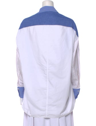 Sandro Long Sleeve Button-Up Top