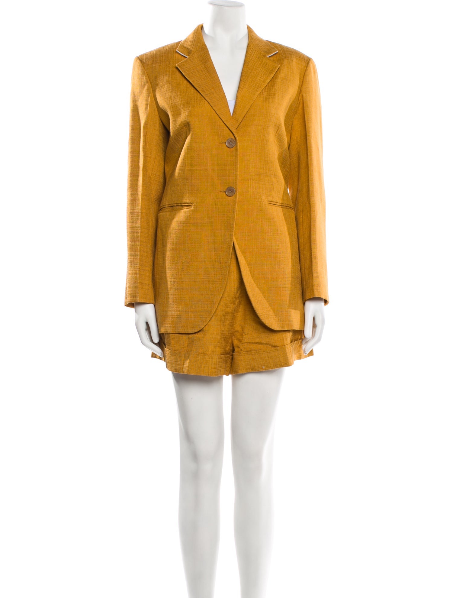 Sandro Pleated Accents Short Set