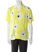 Sandro Floral Print Short Sleeve Shirt