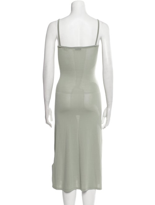 Sandro Scoop Neck Midi Length Dress