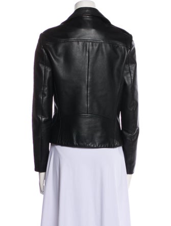 Sandro Leather Biker Jacket