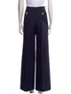 Sandro Virgin Wool Wide Leg Pants