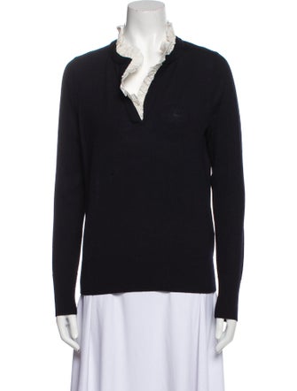 Sandro Wool V-Neck Sweater