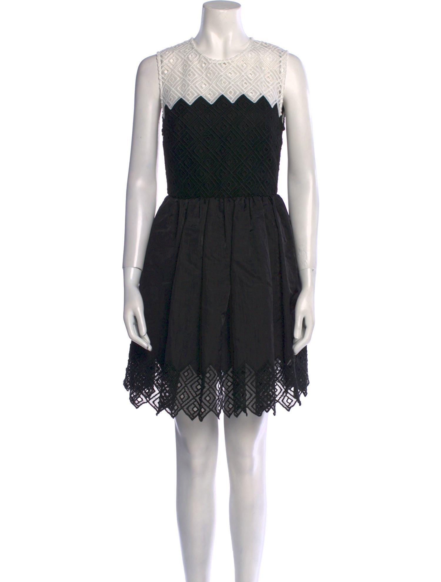 Sandro Crew Neck Mini Dress