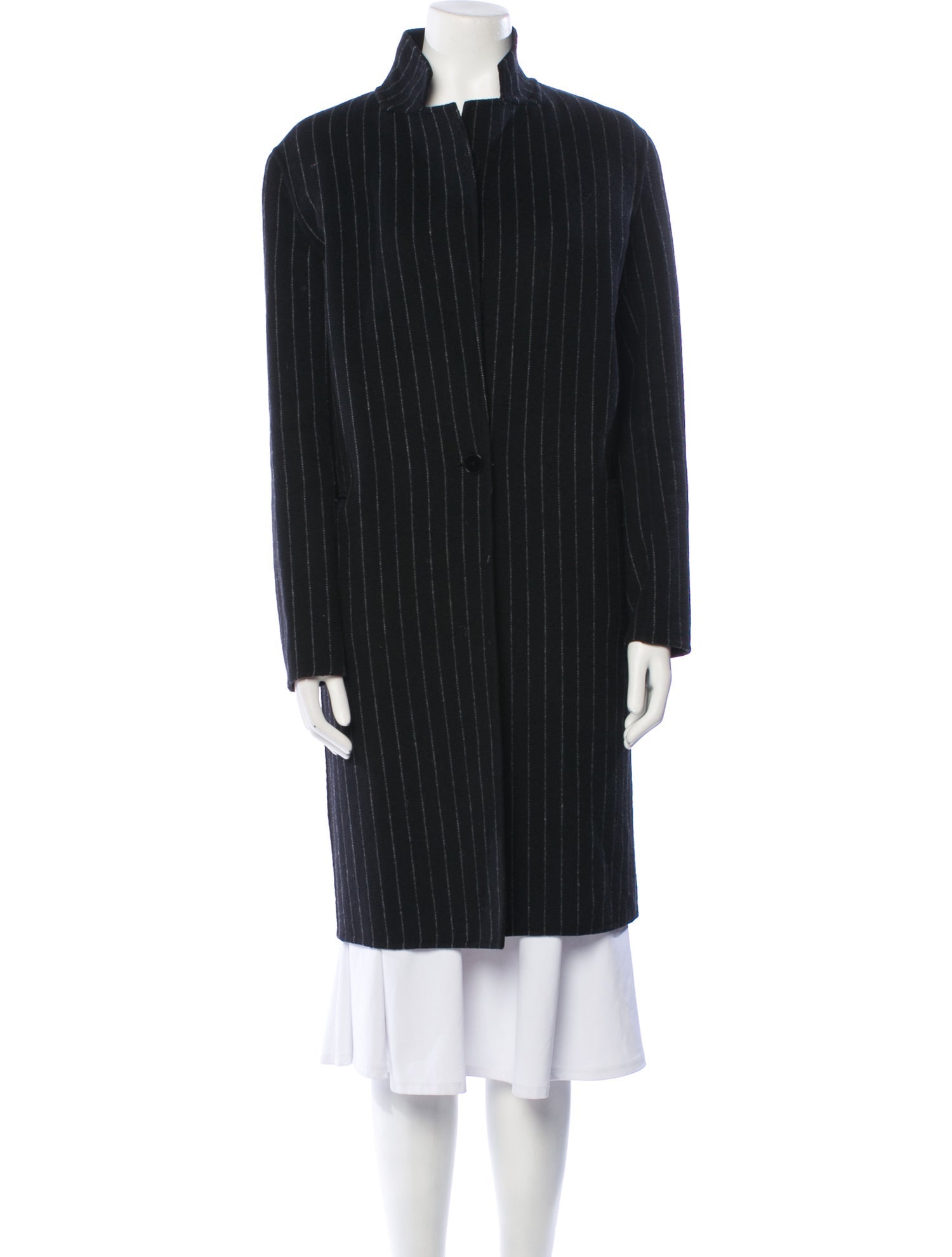 Sandro Wool Striped Coat
