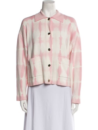 Sandro Tie-Dye Print Evening Jacket