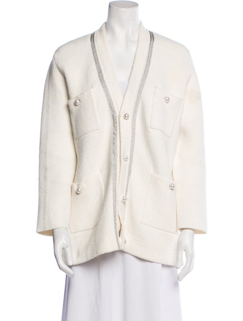 Sandro Plunge Neckline Sweater