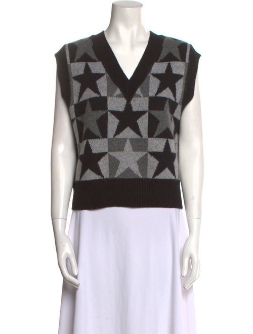 Sandro Wool Printed Sweater