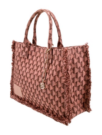 Sandro Canvas Top Handle Bag