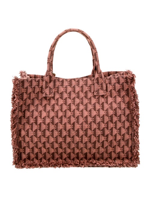 Sandro Canvas Top Handle Bag