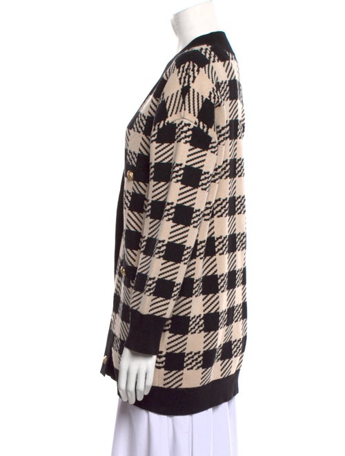 Sandro Printed V-Neck Sweater