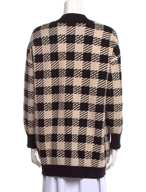 Sandro Printed V-Neck Sweater