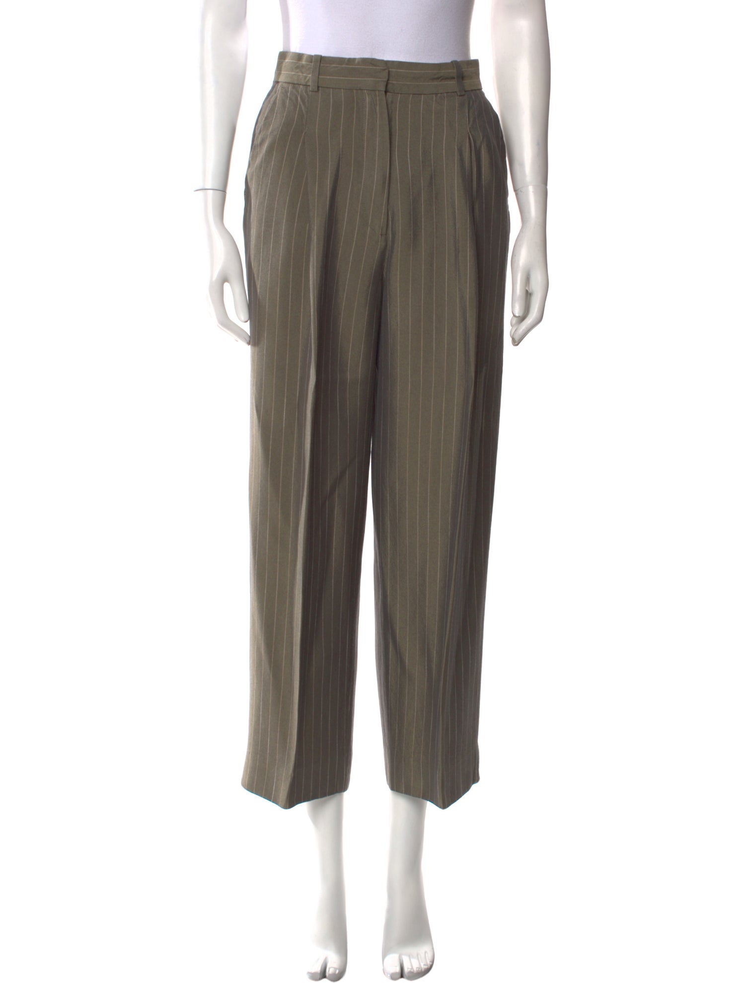 Sandro Striped Wide Leg Pants