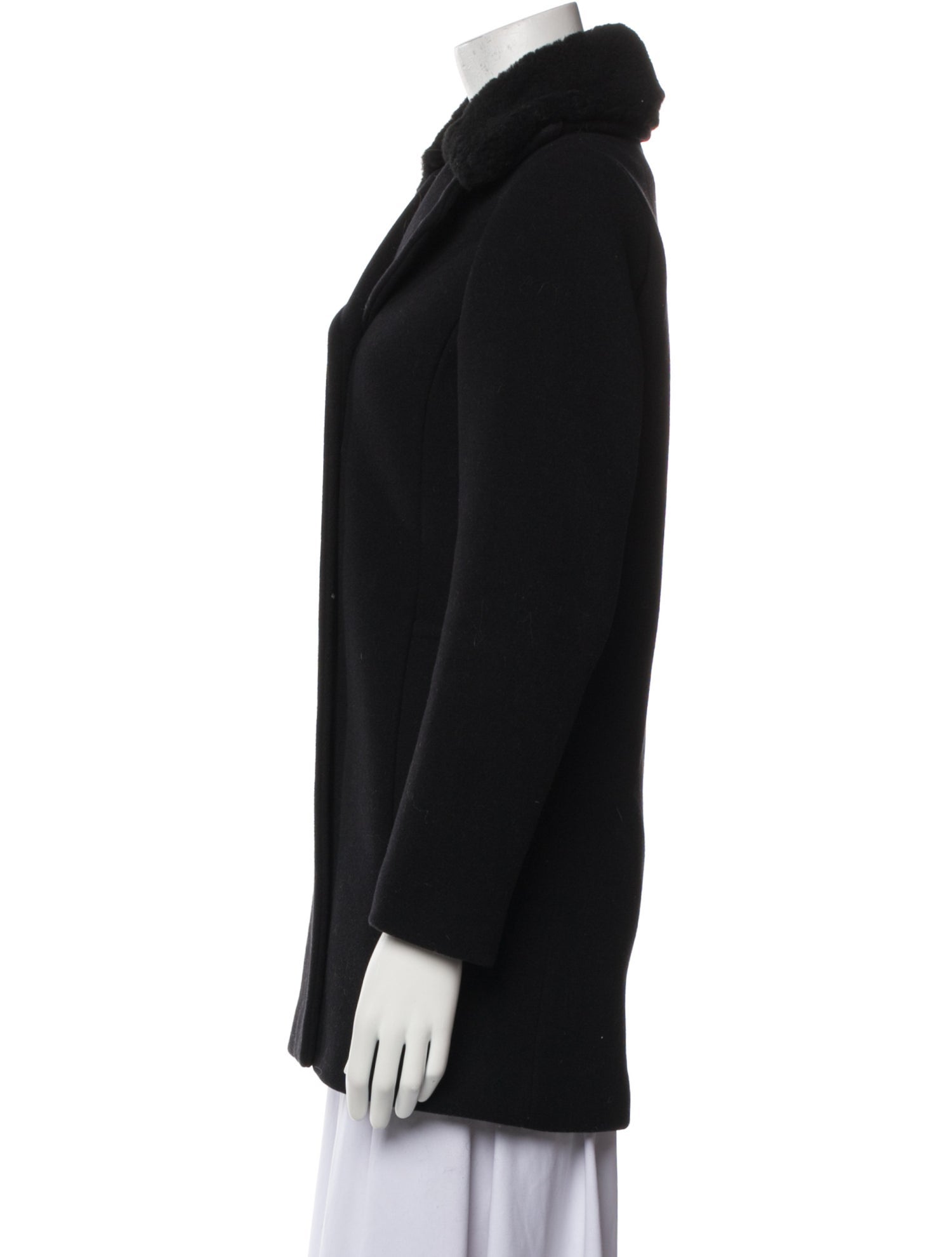 Sandro Virgin Wool Peacoat