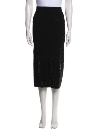 Sandro Studded Accents Midi Length Skirt