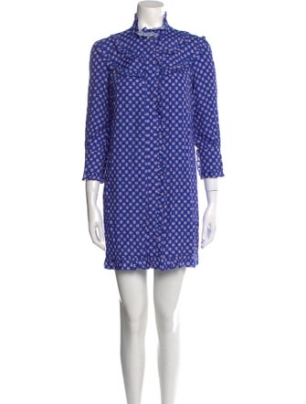 Sandro Printed Mini Dress w/ Tags