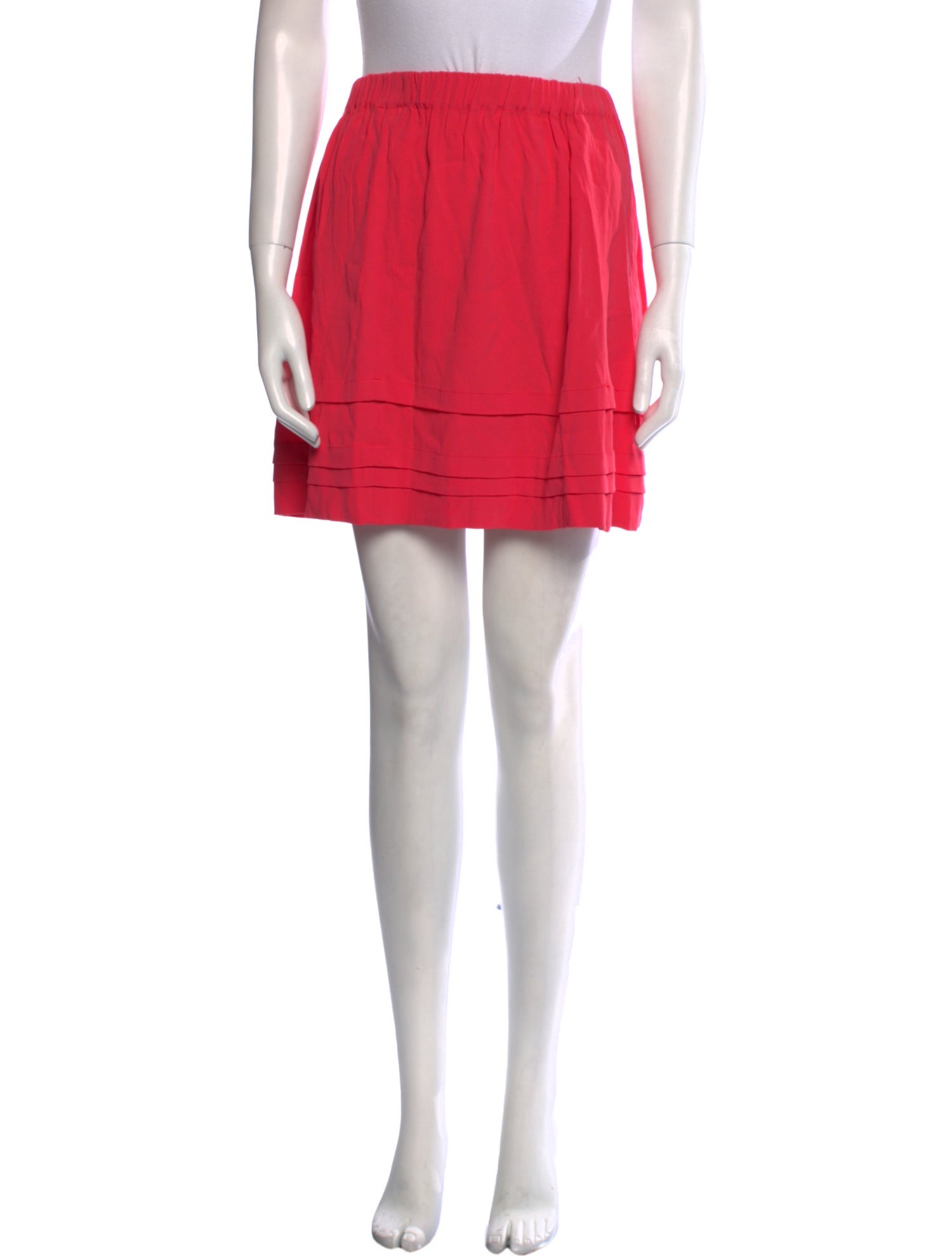 Sandro Ruffle Embellishment Mini Skirt