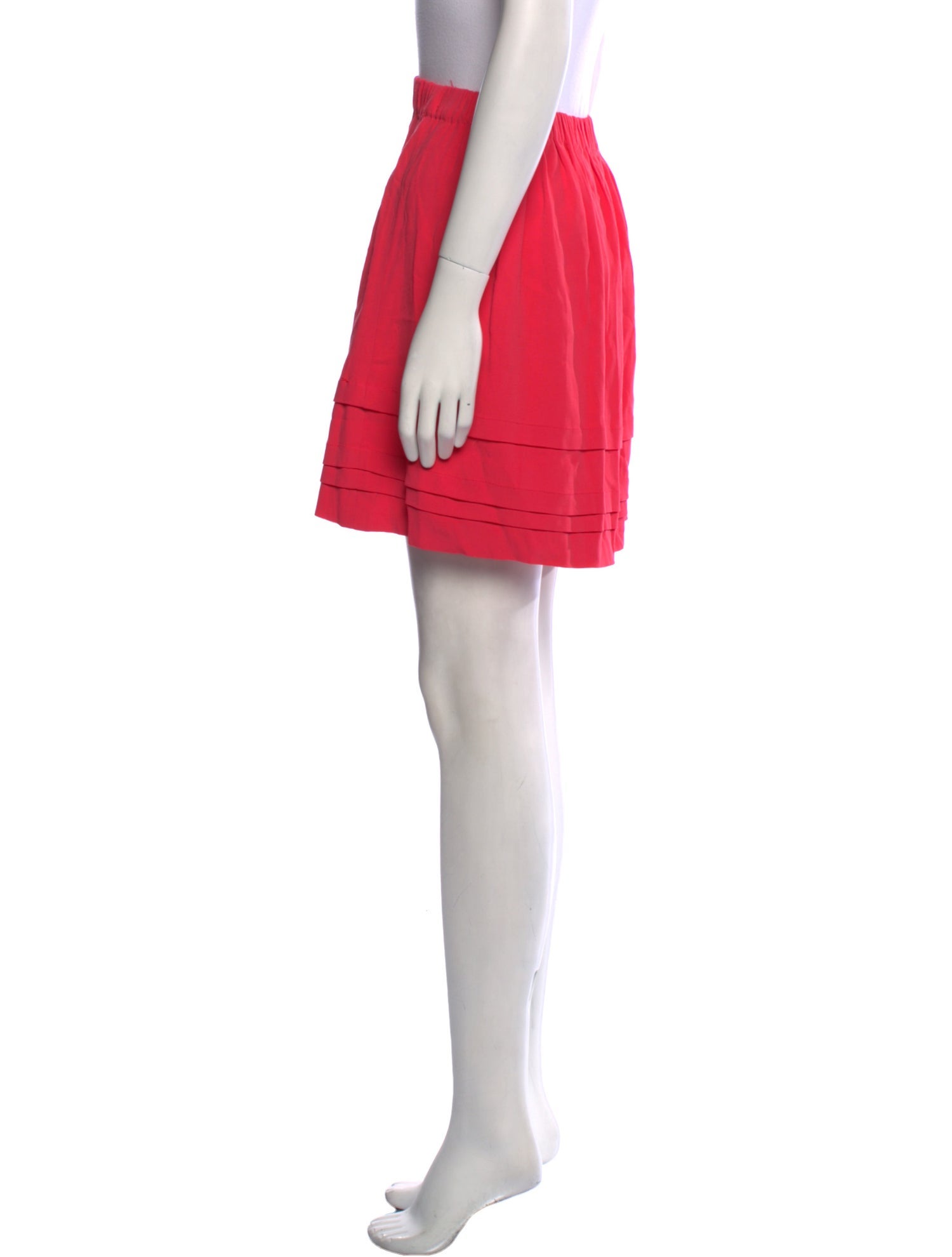 Sandro Ruffle Embellishment Mini Skirt