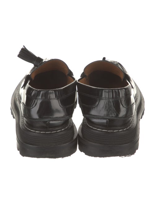 Sandro Leather Tassel Accents Sneakers