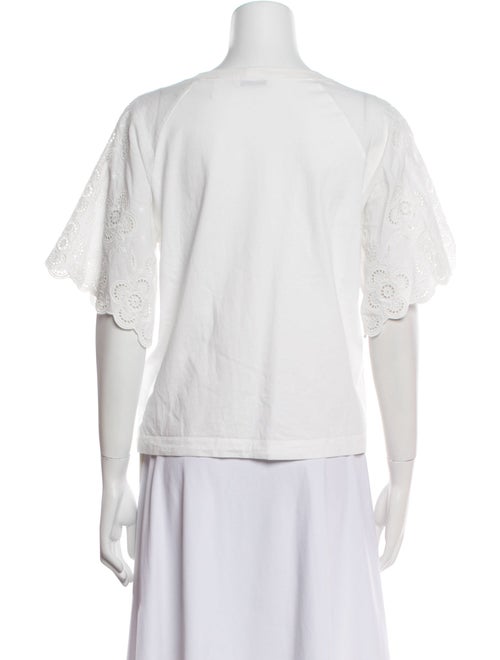 Sandro Bateau Neckline Short Sleeve T-Shirt