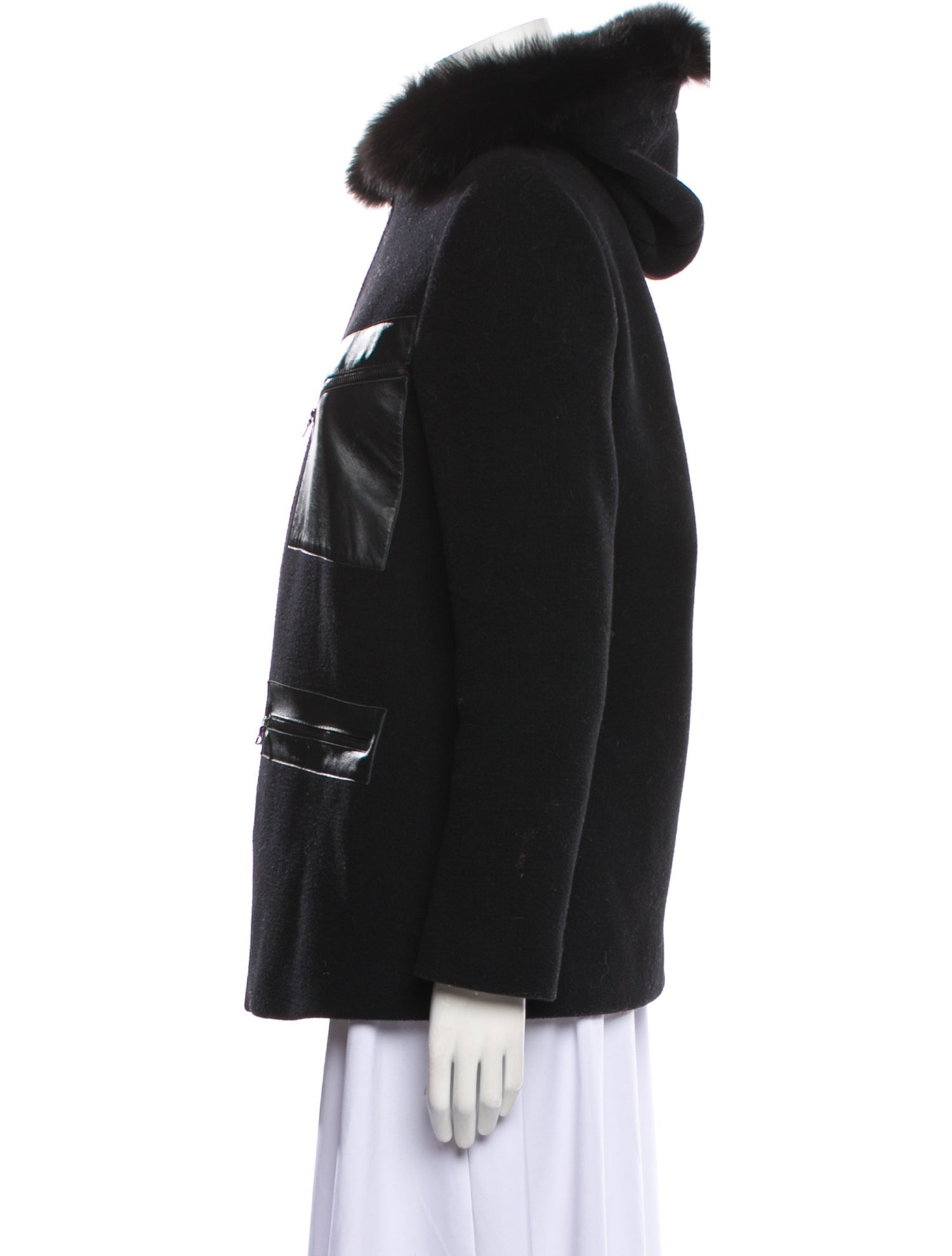 Sandro Wool Biker Jacket