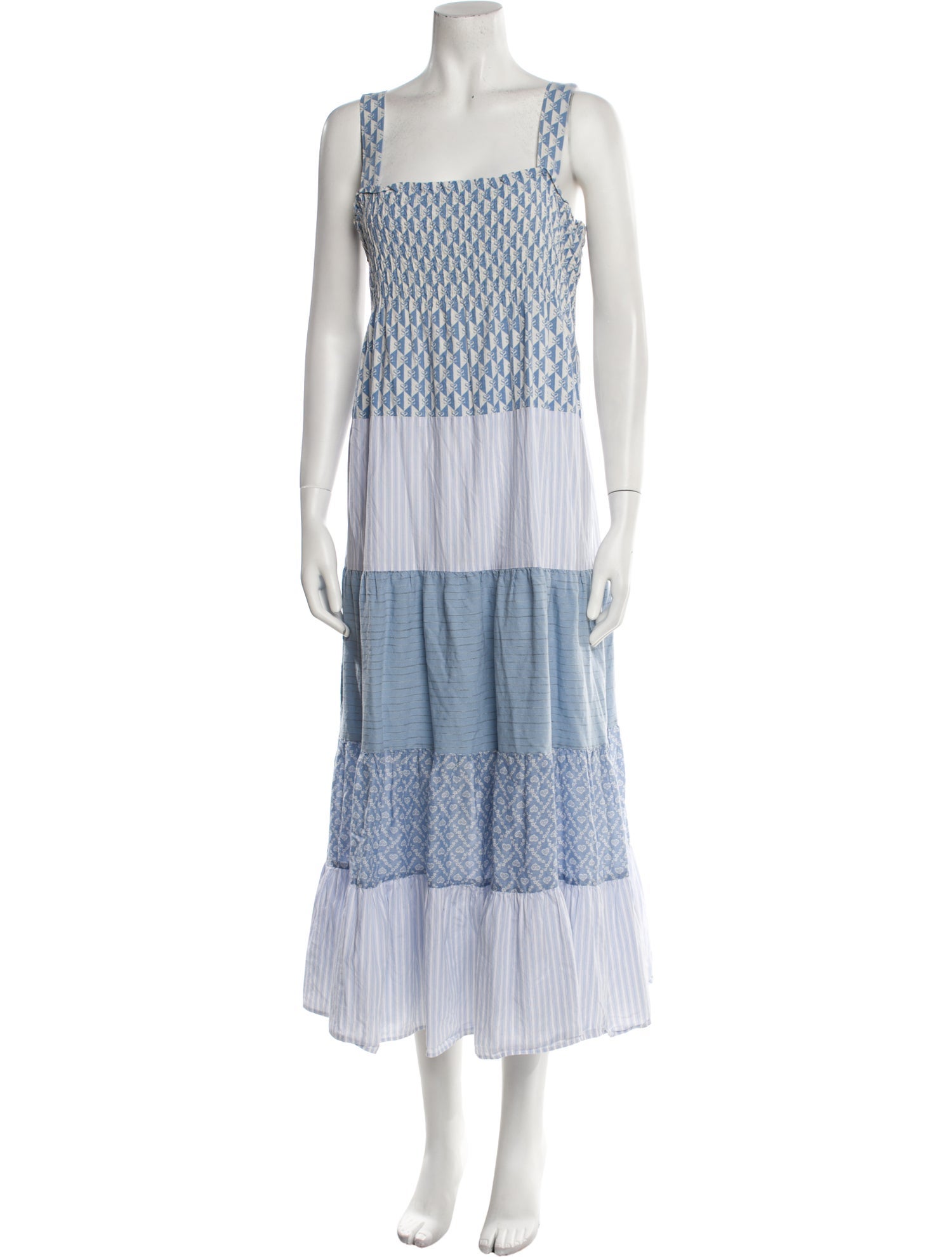 Sandro Striped Long Dress