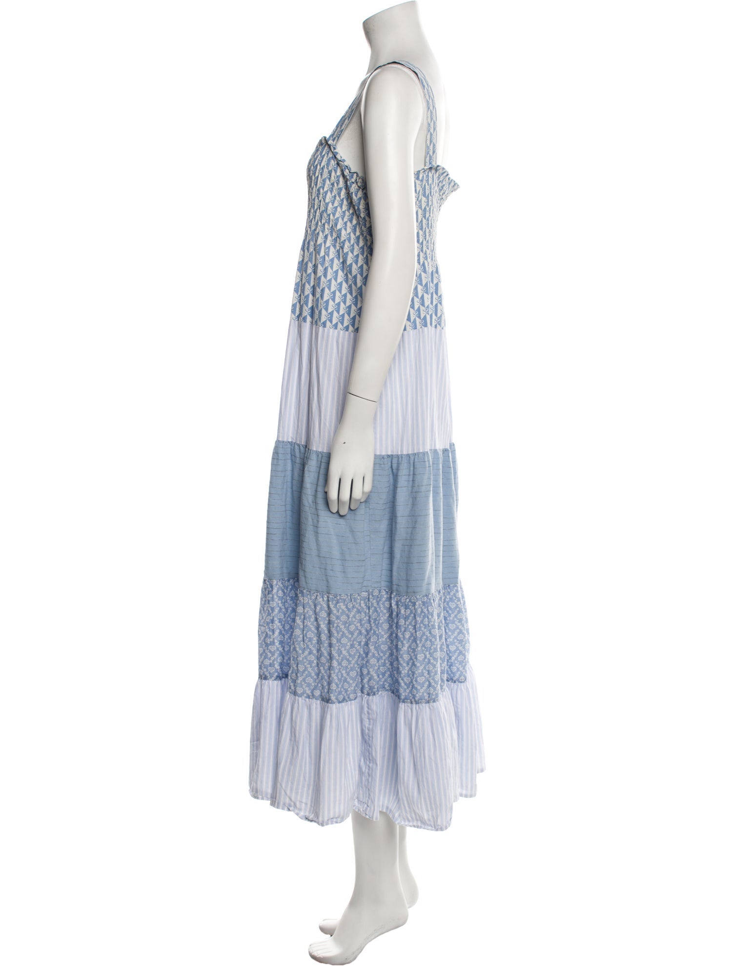Sandro Striped Long Dress