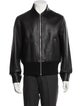 Sandro Lambskin Bomber Jacket